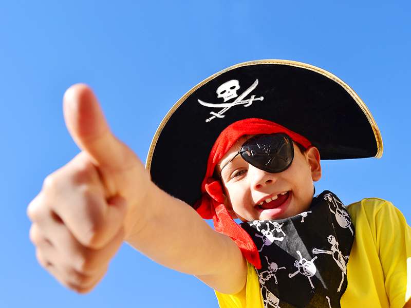 Als Pirat verkleiden