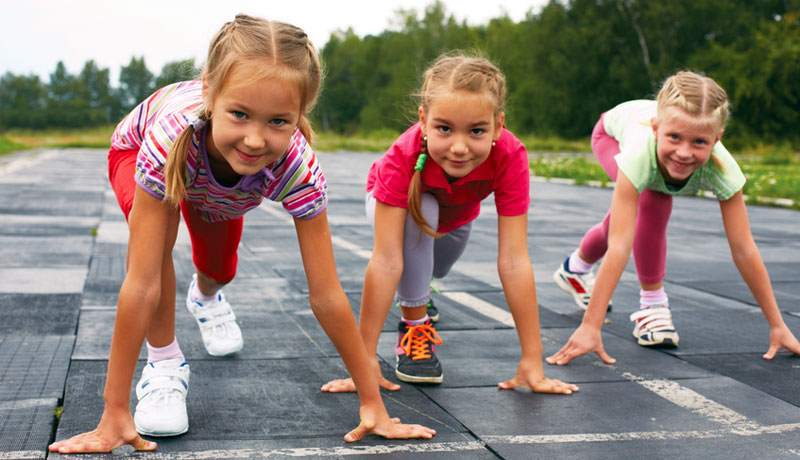 Kinder im Sportcamp